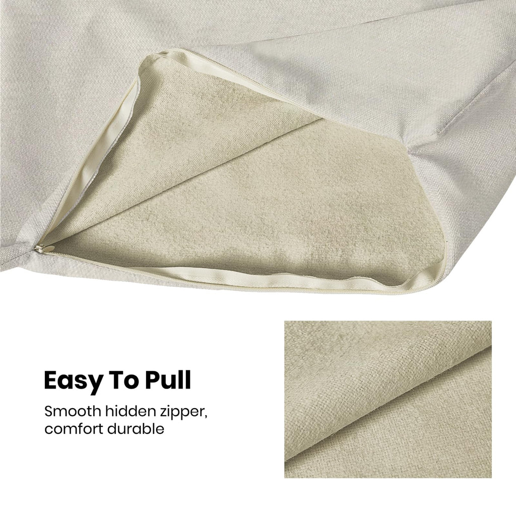 Halloween Pillow Covers 22x22, Cream Spooky Ghost Black Decorative Throw Pillows for Couch, Burnt Orange Pumpkin Decor Cushion Cover 2 Pcs Autumn Fall Outdoor Linen Pillowcase for Bed Car Safa