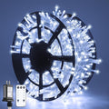 JMEXSUSS 168FT 600 LED White Christmas Lights Outdoor with Remote Indoor Christmas Tree Lights Plug in Cool White Twinkle String Light for Room Holiday Party Xmas Decorations