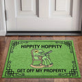 VIKAMA Leisure Frog Carpet Green Doormat Welcome Mat Outdoor Carpet Lightweight Living Room Carpet Rug For Bedroom  Home Decor