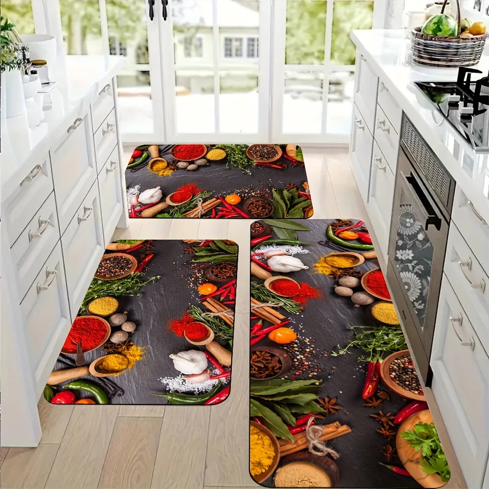 VIKAMA Kitchen Floor Mats, Entrance Door Mats, Laundry Room Long Carpets, Corridor Passageway Floor Mats, Home Decorations