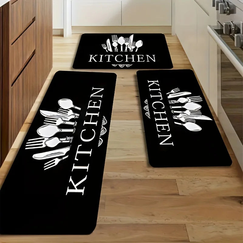 VIKAMA Kitchen Floor Mats, Entrance Door Mats, Laundry Room Long Carpets, Corridor Passageway Floor Mats, Home Decorations
