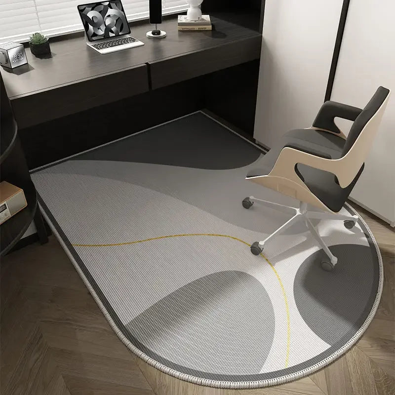 VIKAMA Computer Chair Floor Mat Luxury Office Computer Swivel Chair Floor Mat Bedroom Dresser Carpet Home Decor Hall Door Carpet