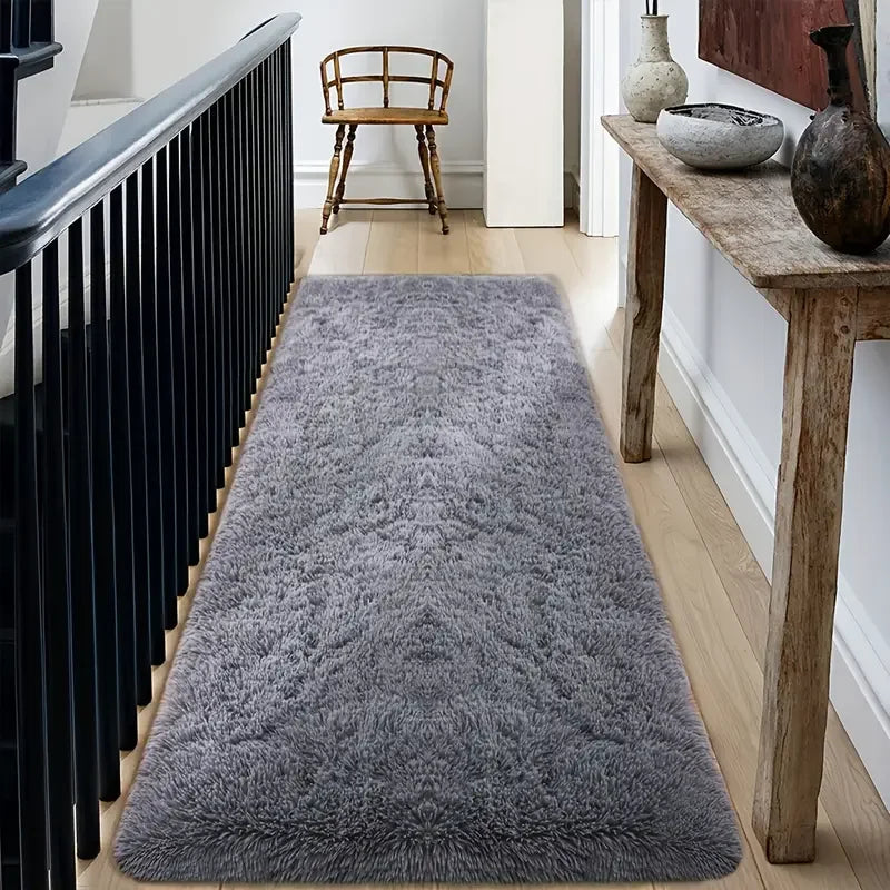 VIKAMA Comfortable Plush Carpet, Super Soft And Fluffy Bedroom Bedside Rug, Corridor And Hallway Floor Mat, Home Decoration